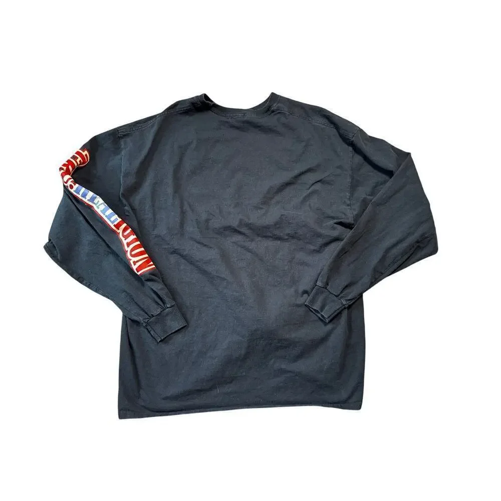 TRUE RELIGION Long sleeve Men's t shirt size 2X; Black with Legacy Logo